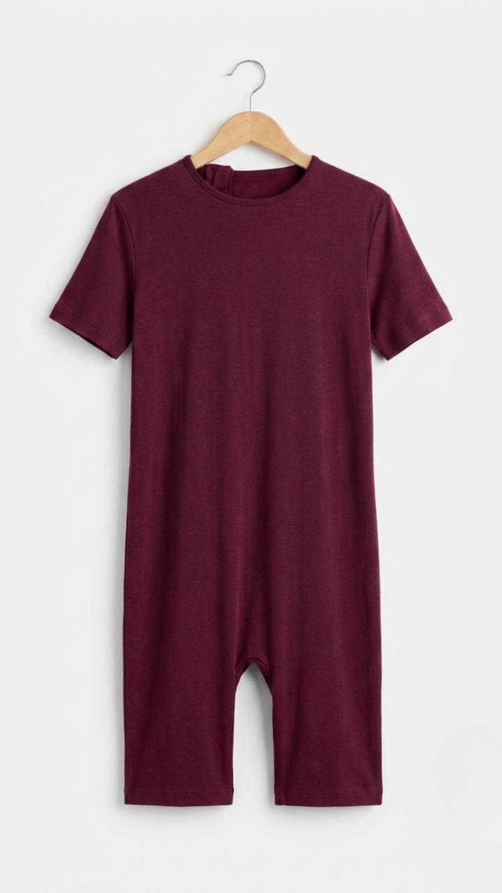 New Rompers - Ages 3 to 16 - Burgandy
