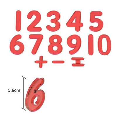 Transparent Numeric Math Game Arithmetic Learning Educational Toy