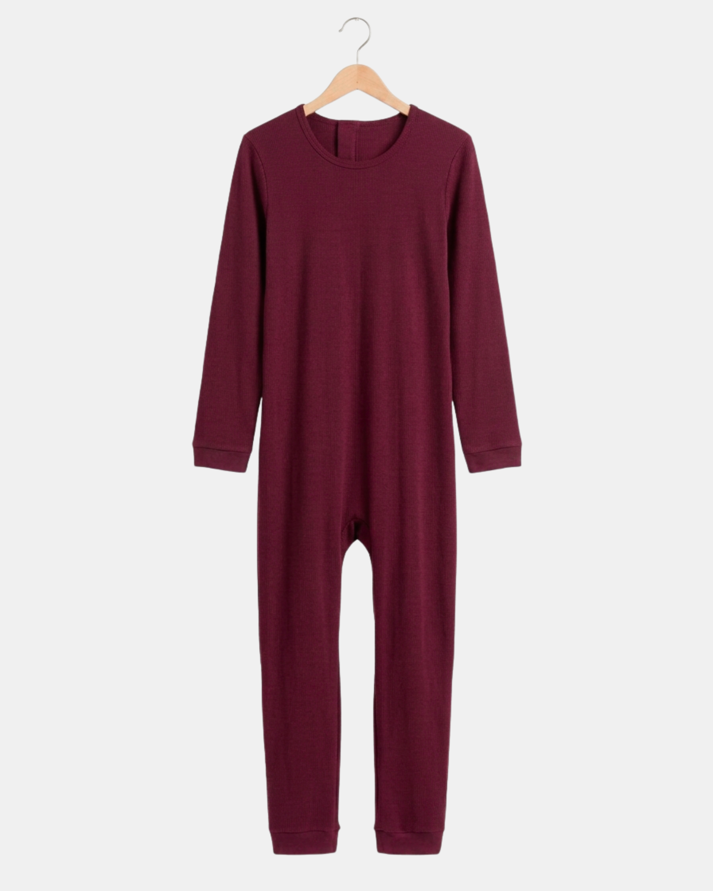 Adult Burgundy Full Body Onesies