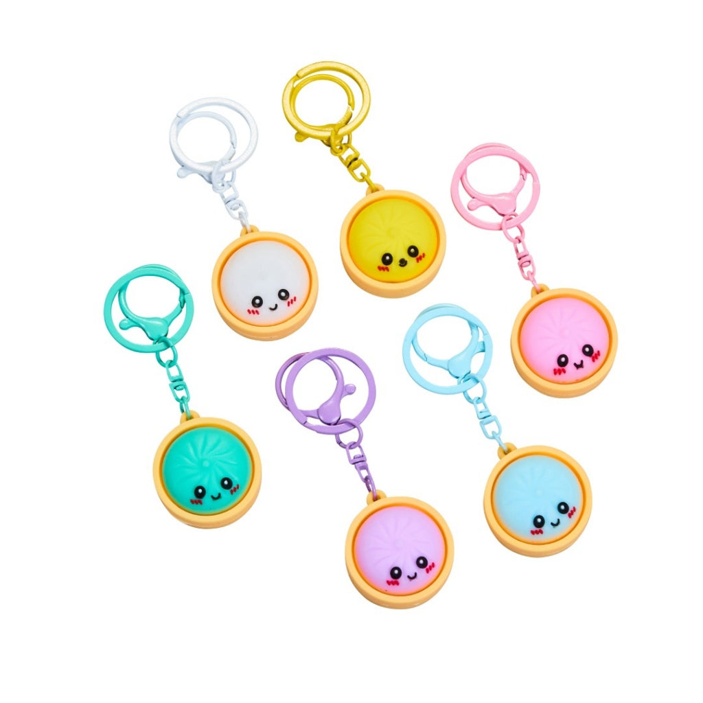 3D Dumpling Fidget Pop Keyring
