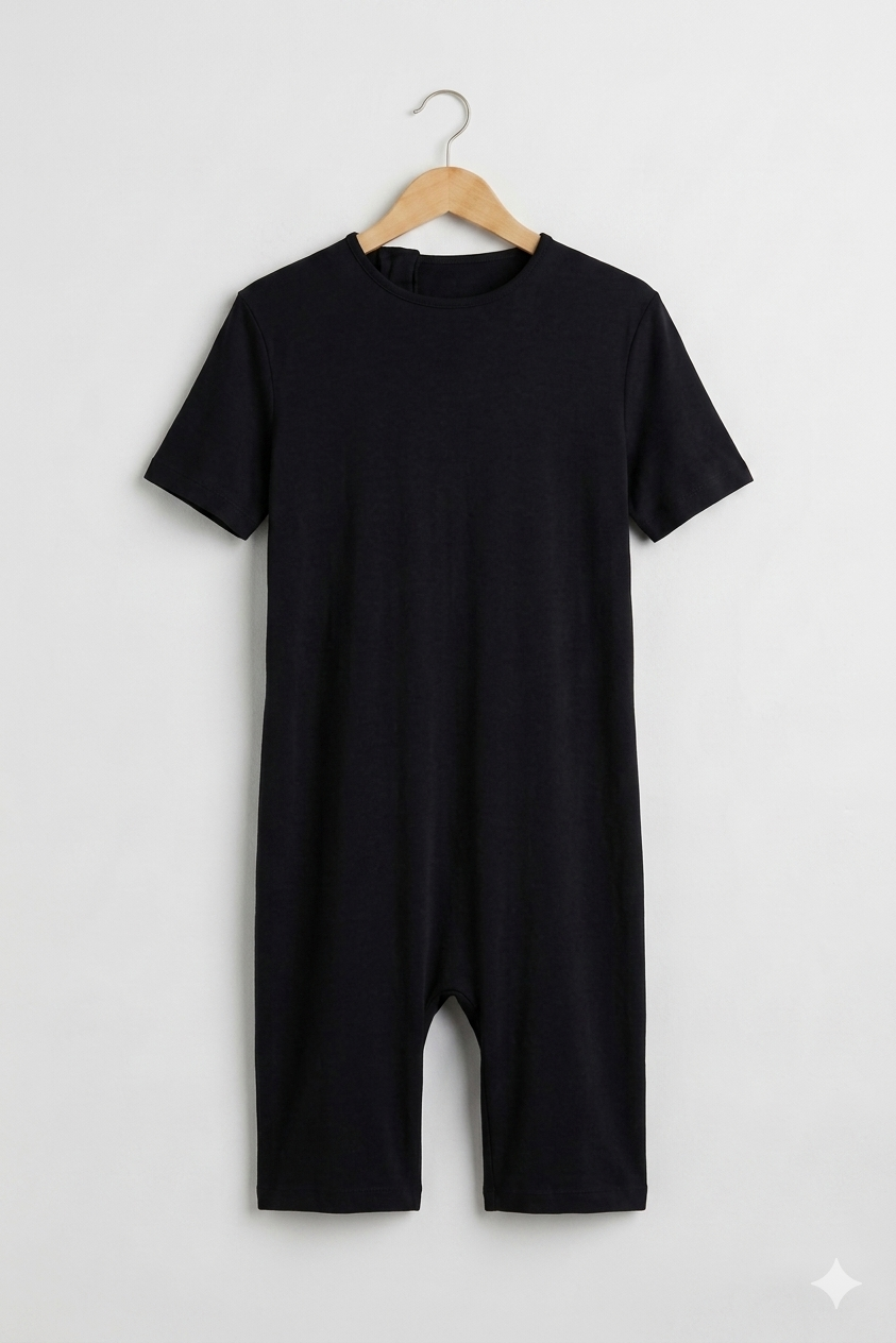 Custom Prints Black Rompers