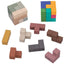 Magic OEM ODM 7pc Cube Shape Bpa Free Food Grade Silicone Stacking Toy ECO Baby Molar Teething Teether Toys