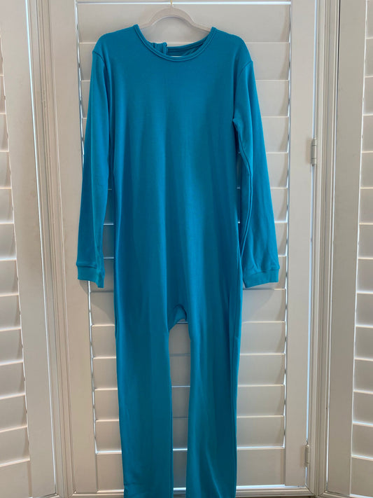 New Turqouise BlueFull Body Onesies - Ages 6-16