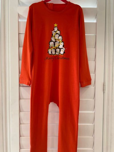 NEW Xmas Prints on Red Body Onesies