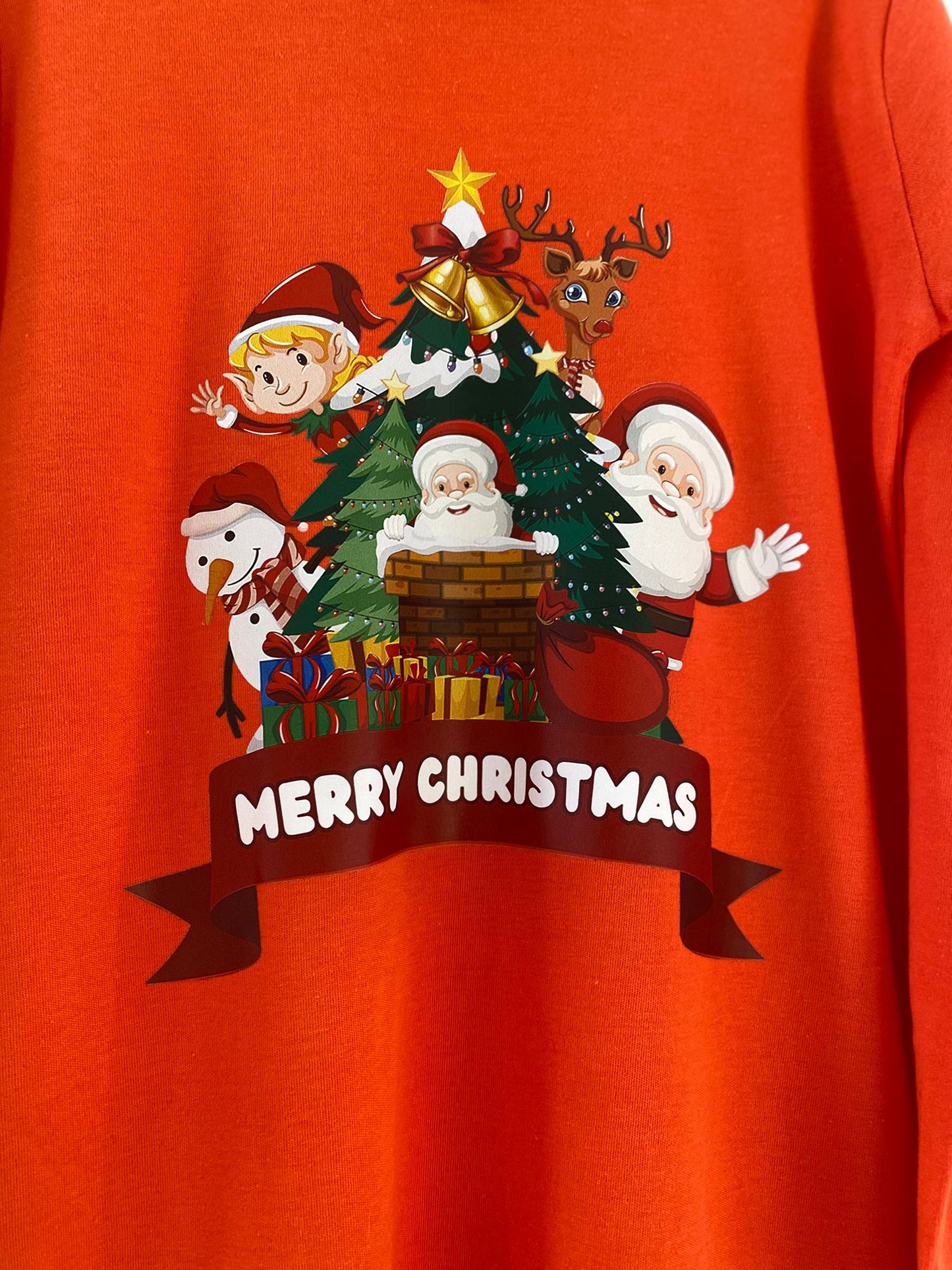 NEW Xmas Prints on Red Body Onesies