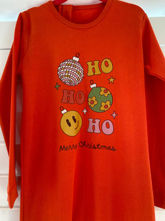 Xmas Prints on Red Body Onesies