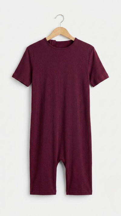 New Rompers - Ages 3 to 16 -  Burgandy