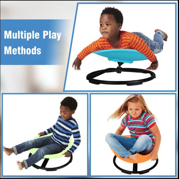 Sensory Swivel Chair - available in Orange, Blue and Red. Sale Price!