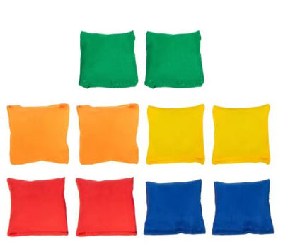 Portable bag sandbag 10pcs 5cm - children's handmade soft sandbag canvas throwing game