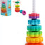 Rainbow Tower Spin Tower Stacking Toy