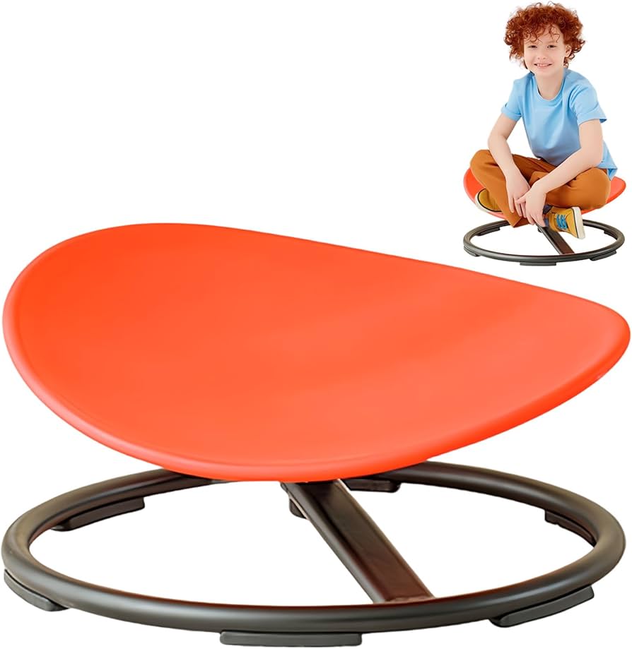 Sensory Swivel Chair - available in Orange, Blue and Red. Sale Price!