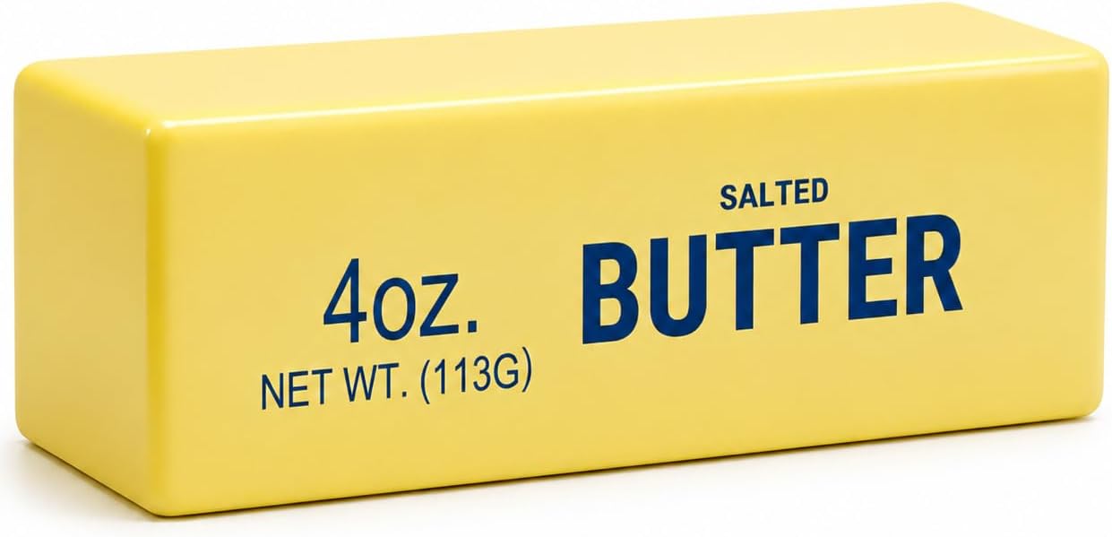 Salted Butter Medium Slow Rising Squeezy Squishy Toy 13cm